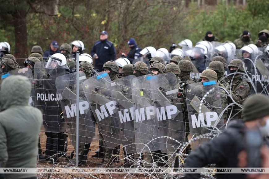 Эскалация: всё, что произошло на белорусско-польской границе за день