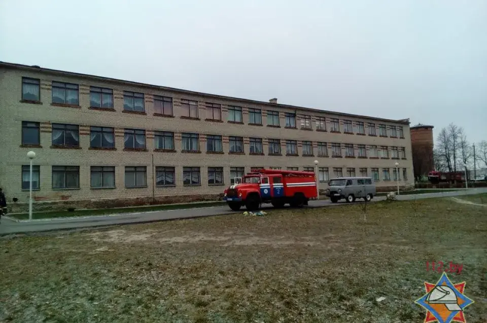 253 вучняў эвакуявалі са школы ў Добрушы (фота)