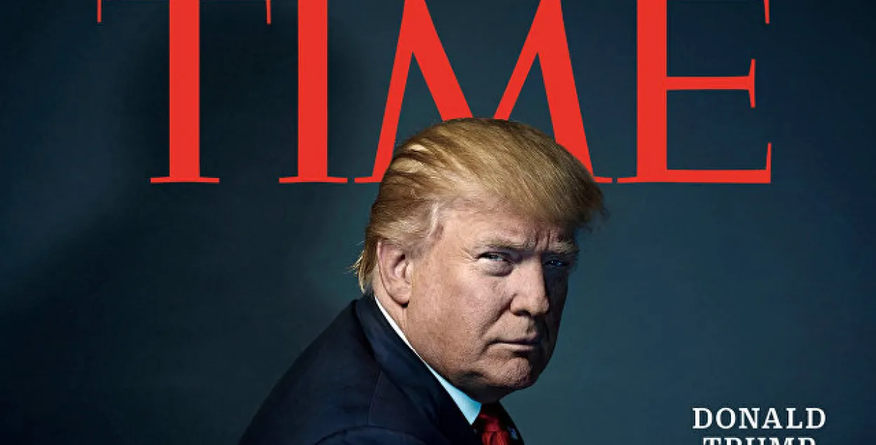 Дональд Трамп стаў "Чалавекам года" па версіі часопіса Time 