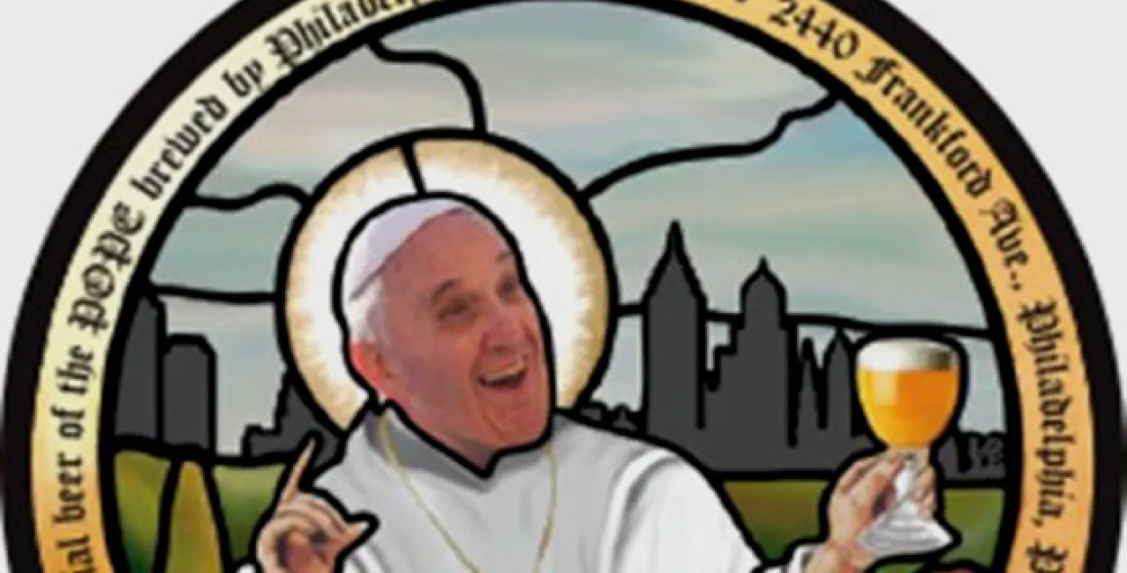 У ЗША выпусцілі піва з папам рымскім на этыкетцы (фота)
