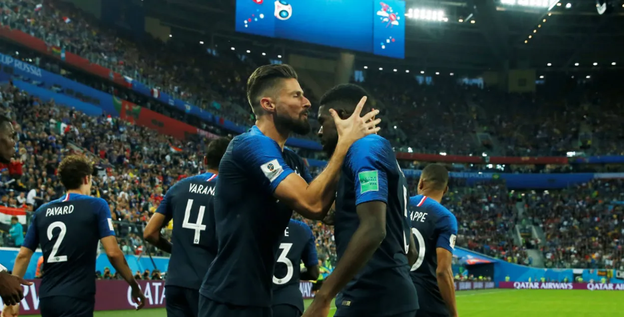 Футбольная зборная Францыі выйшла ў фінал чэмпіянату свету