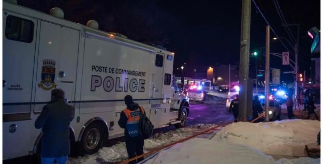 Тэракт у Квебеку: падчас стральбы ў мячэці загінулі 6 чалавек  