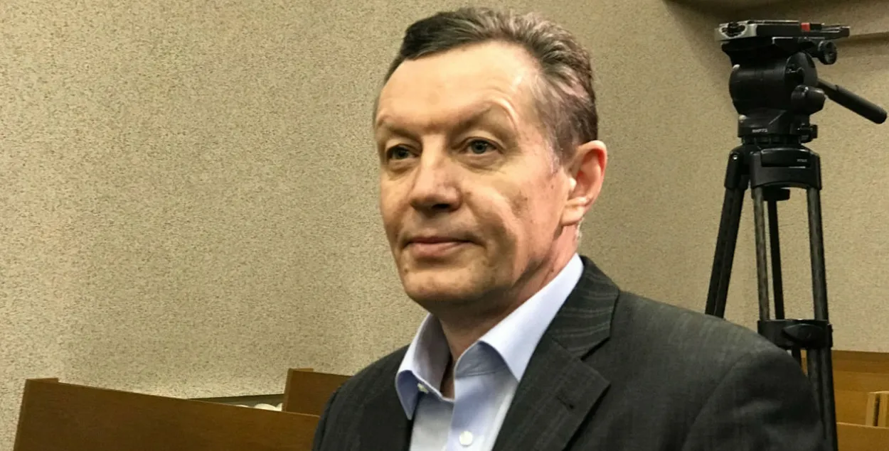 Уладзімір Краўчонак у зале суда. Фота: Анастасія Бойка / Еўрарадыё​