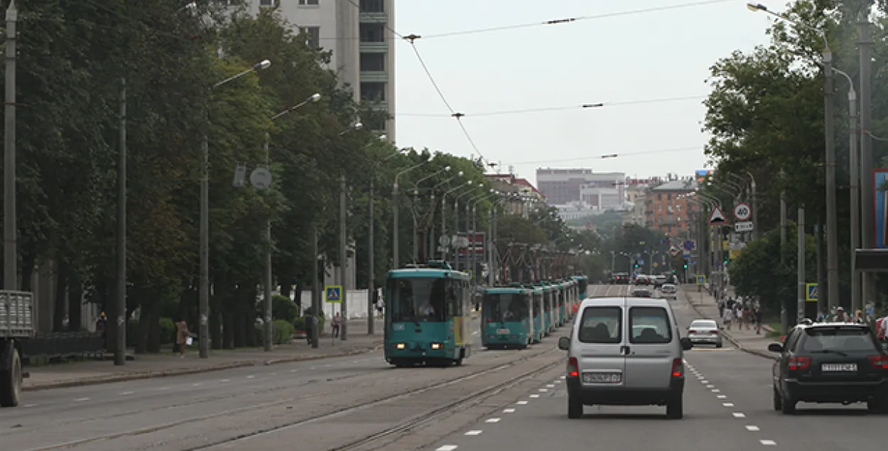 У Мінску аднавілі рух тралейбусаў і трамваяў