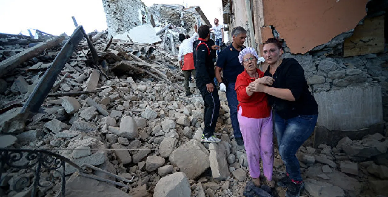 СМІ: Ад землятрусу ў Італіі загінула ўжо болей за 20 чалавек
