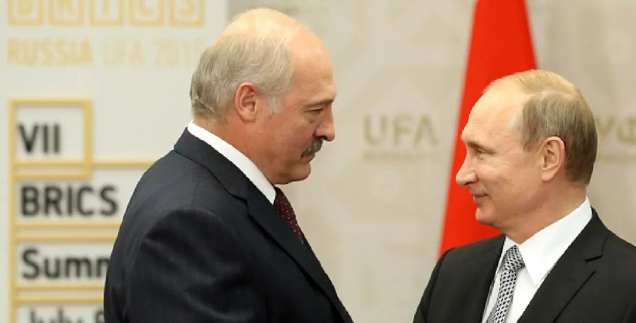 Лукашэнка і Пуцін дамовіліся правесці закрытую размову 