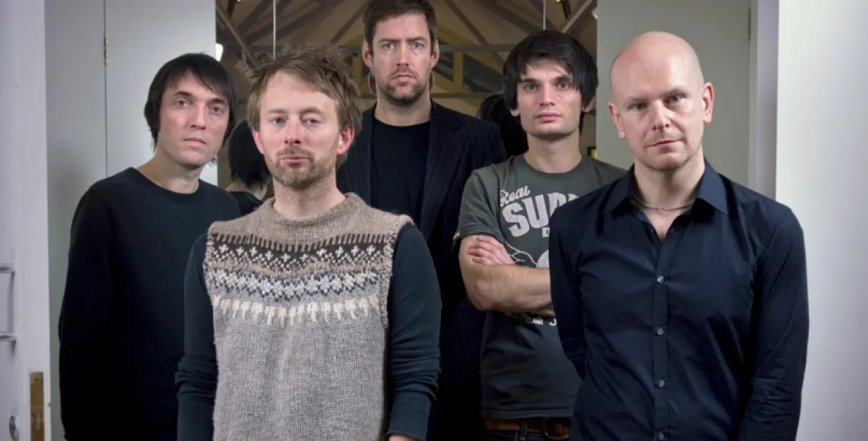 Гурт Radiohead знік з інтэрнэту