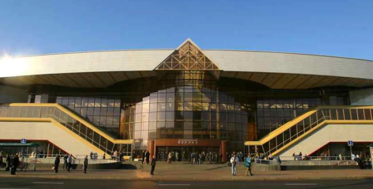 Железнодорожный вокзал в Минске
