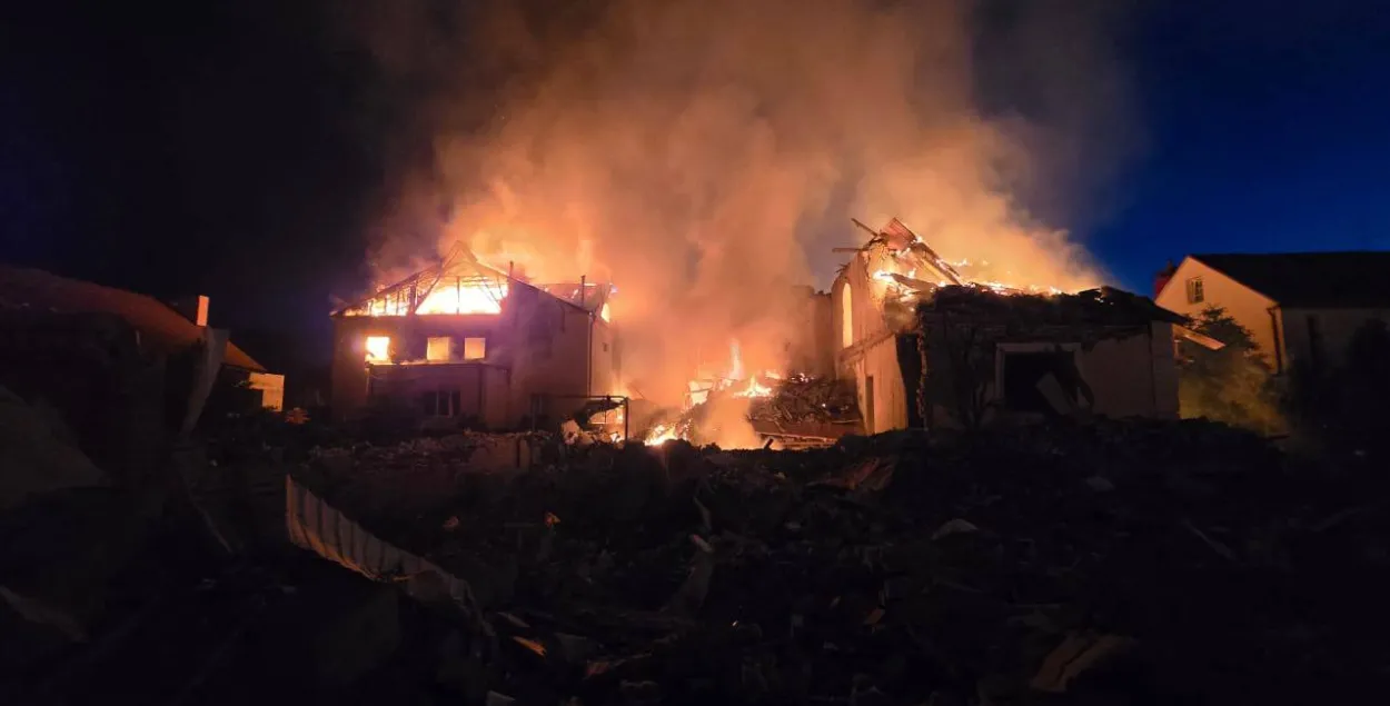 Харьков после российской атаки

