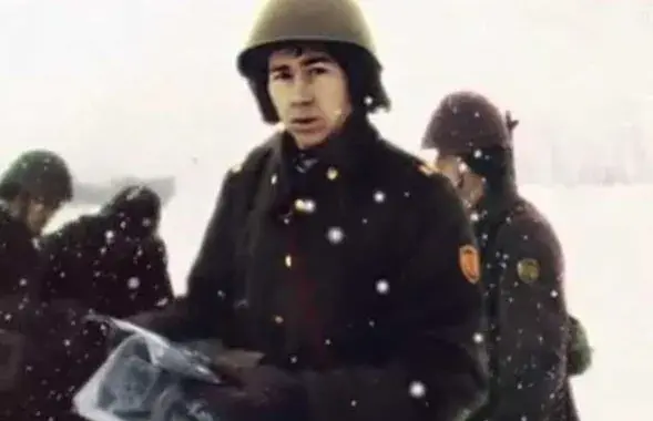 Евгений Калмыков во время службы в армии