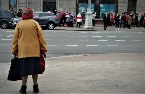 Марш пенсионеров в Минске - 2020 год / Еврорадио
