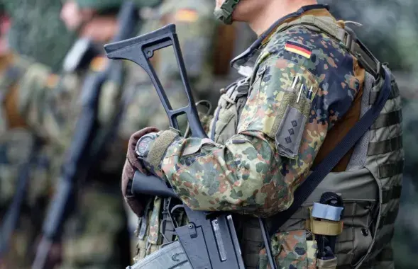 Немецкие военные прибывают в Литву, иллюстративное фото
