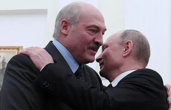 Аляксандр Лукашэнка і Уладзімір Пуцін
