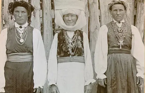 Жыхаркі Давыд-Гарадка ў 1912 годзе
