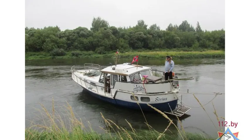 На Віцебшчыне на мель села яхта з нарвежцамі 