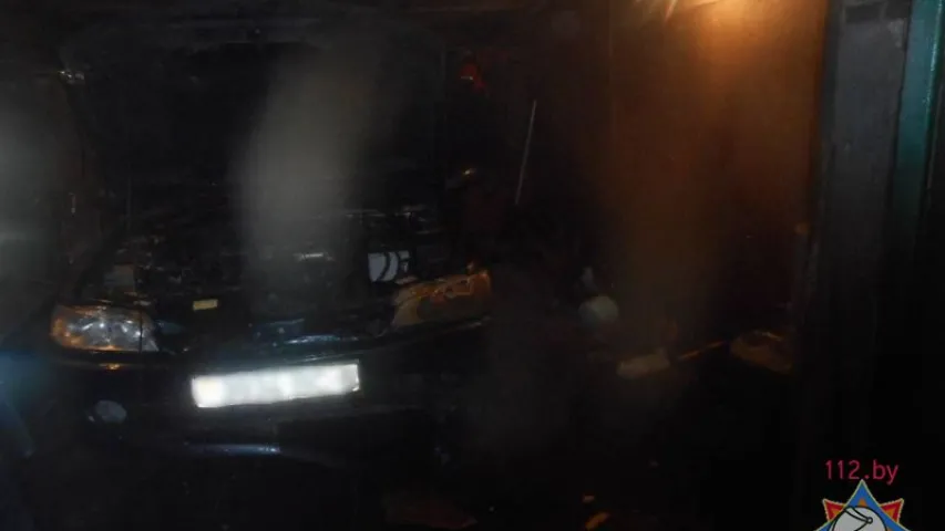 Жыхар Бабруйску абгарэў, калі тушыў пажар у гаражы