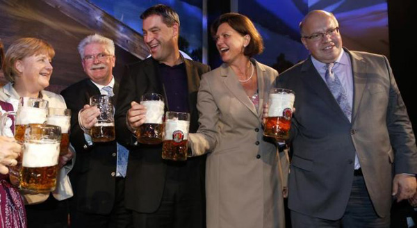 какое пиво пьет ангела меркель