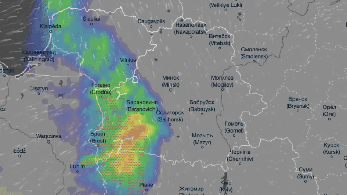 На следующей неделе в Беларусь придут дожди