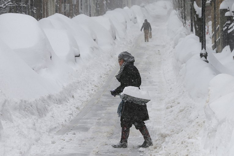 Колькасць загінулых ад снегападаў у ЗША перавысіла 40 чалавек