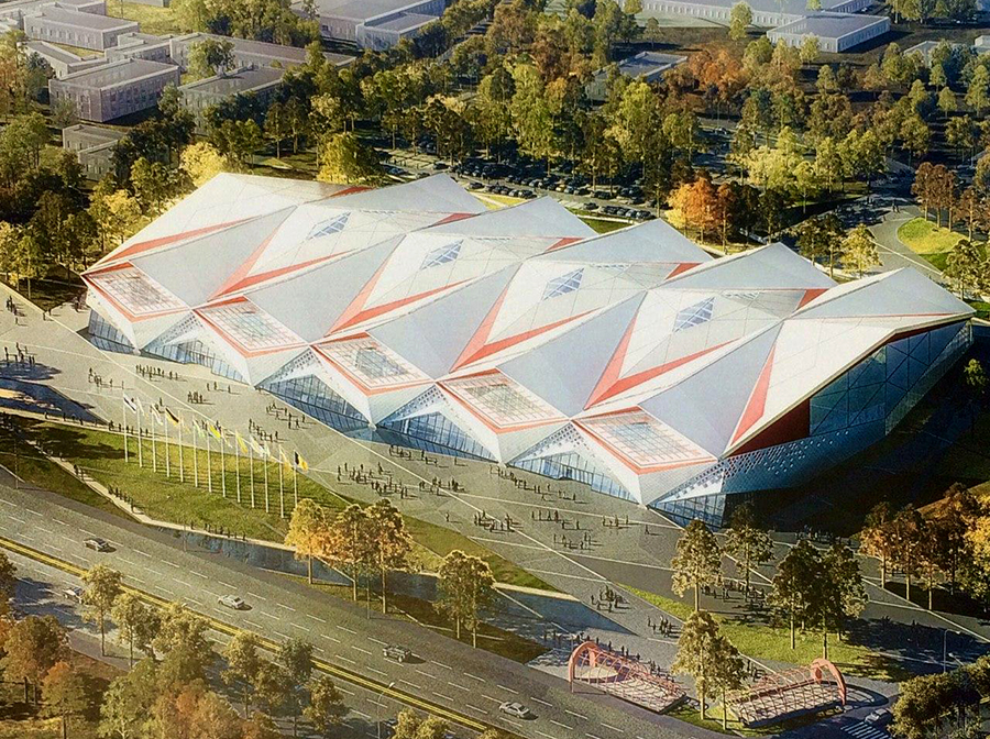 В Минске начали строить “китайские подарки”: стадион и бассейн. Зачем это Китаю?