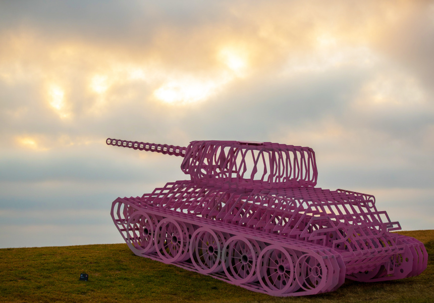 "Скульптура каля мора": у Аўстраліі паказалі фантастычныя арт-аб'екты