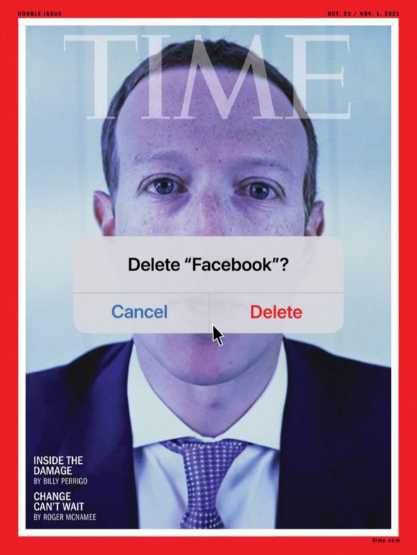 "Удалить Facebook?": Time поместил на обложку коллаж с Цукербергом