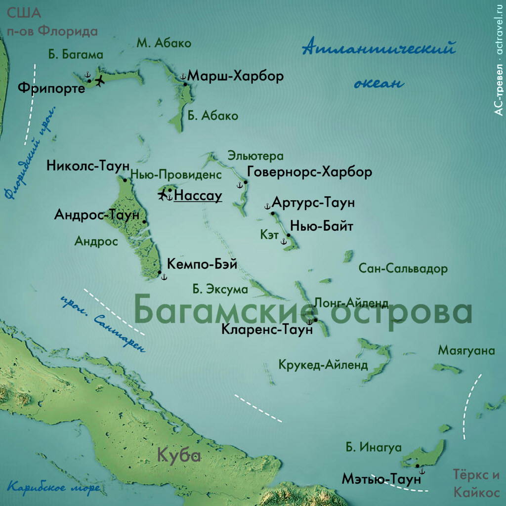 Беларусь устанавіла дыпламатычныя адносіны з Багамскімі Астравамі
