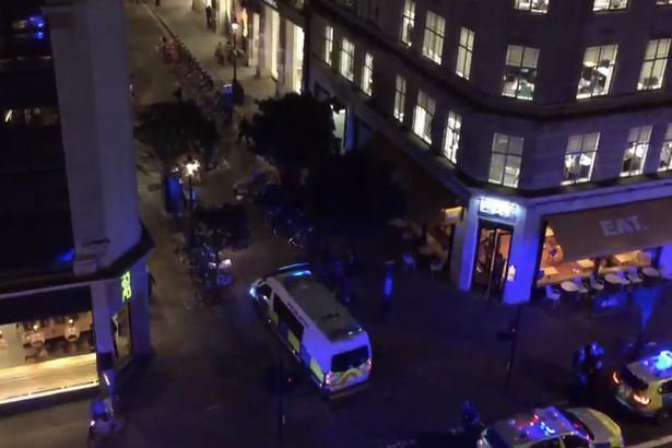 В центре Лондона таксист наехал на пешеходов, пострадали четверо