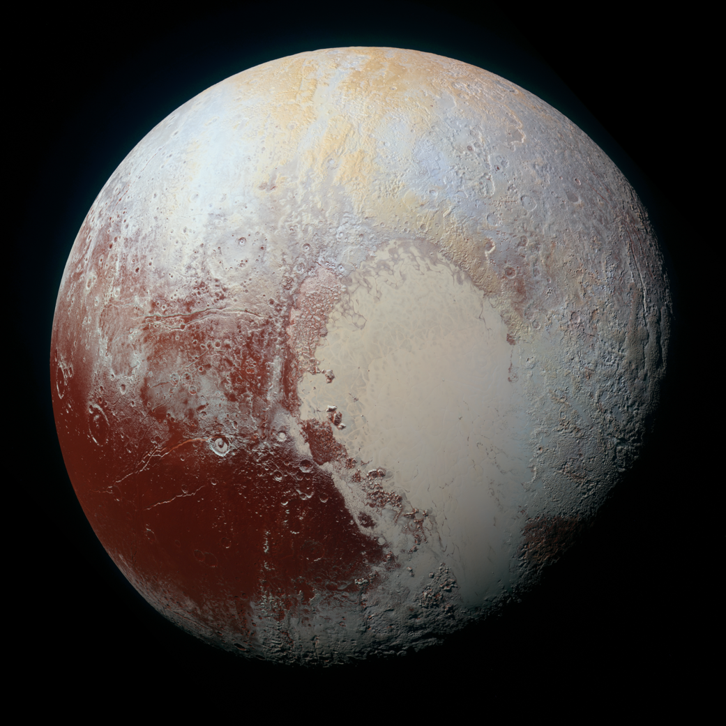 Фотафакт: з'явілася высокаякасная каляровая выява Плутона