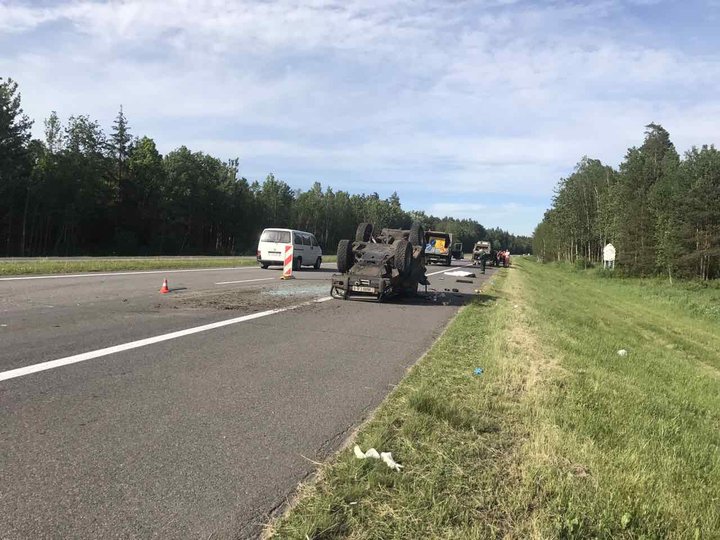 У Мінскім раёне падчас ДТЗ пасажыр вылецеў з салона і загінуў