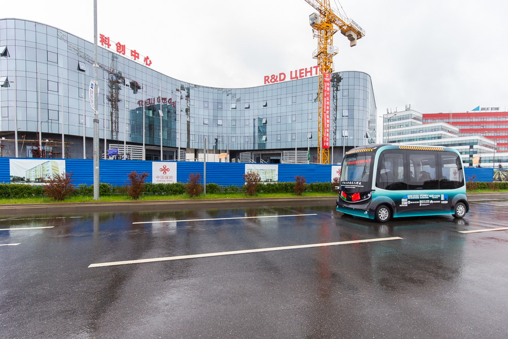 Як тэставалі першы ў Беларусі беспілотны электробус