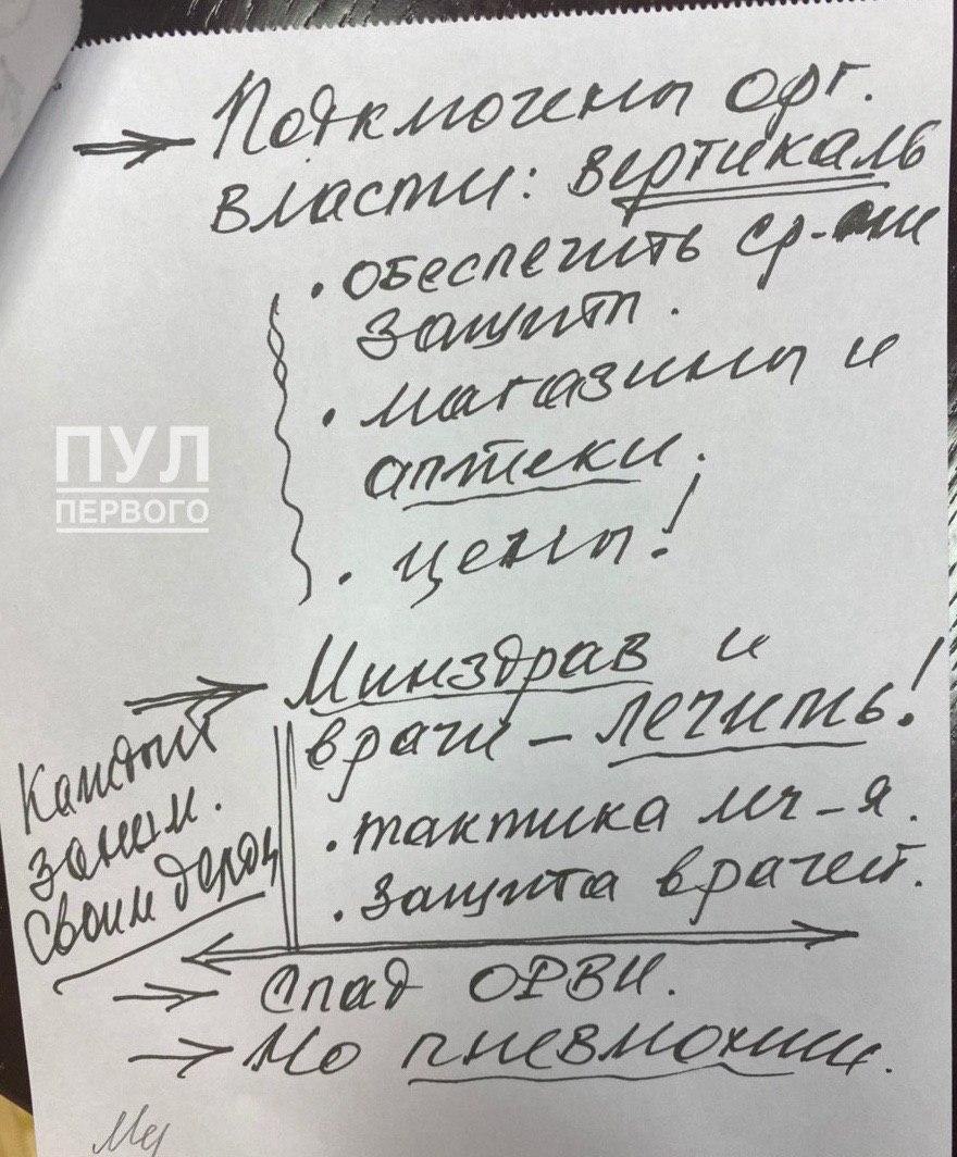 У Telegram з'явіўся "незвычайны дакумент", напісаны рукой Лукашэнкі