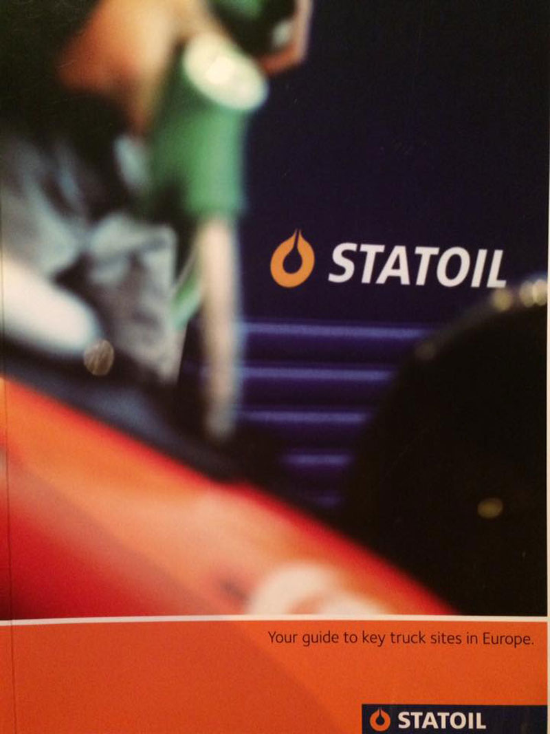 У даведніку мапы заправак “Statoil” Беларусь — пад нацыянальным сцягам (фота)