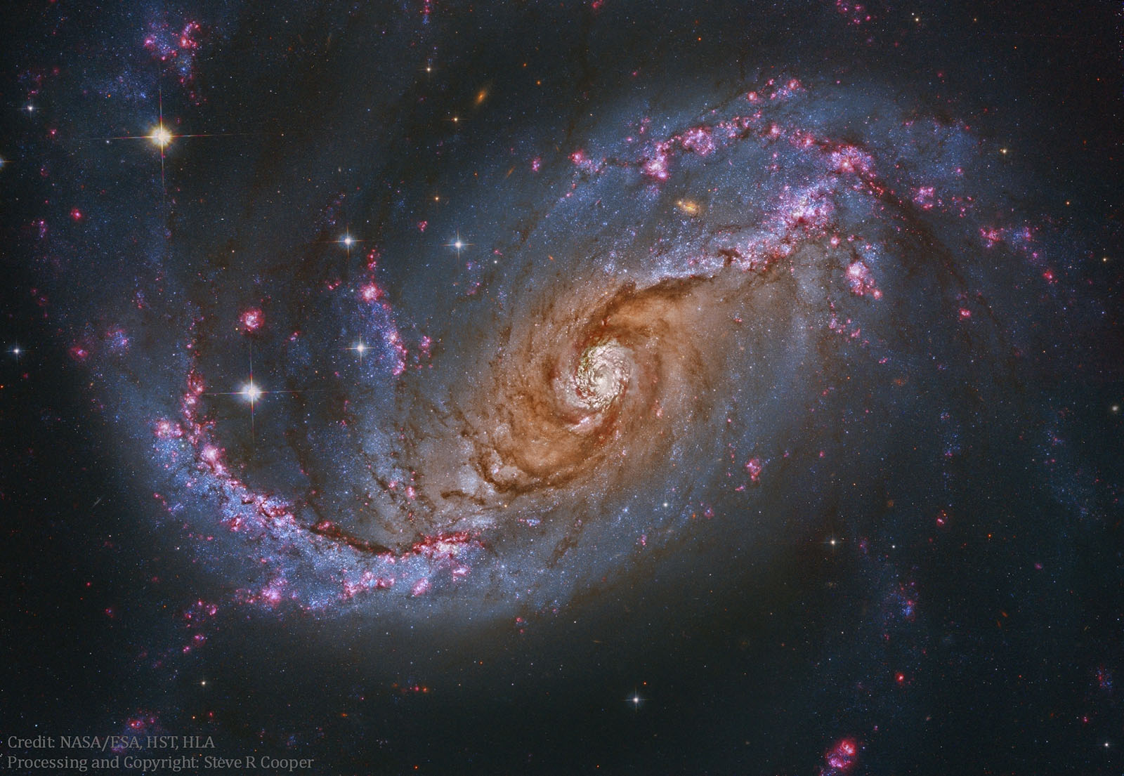 Астранамічнае фота дня: Галактыка NGC 1672