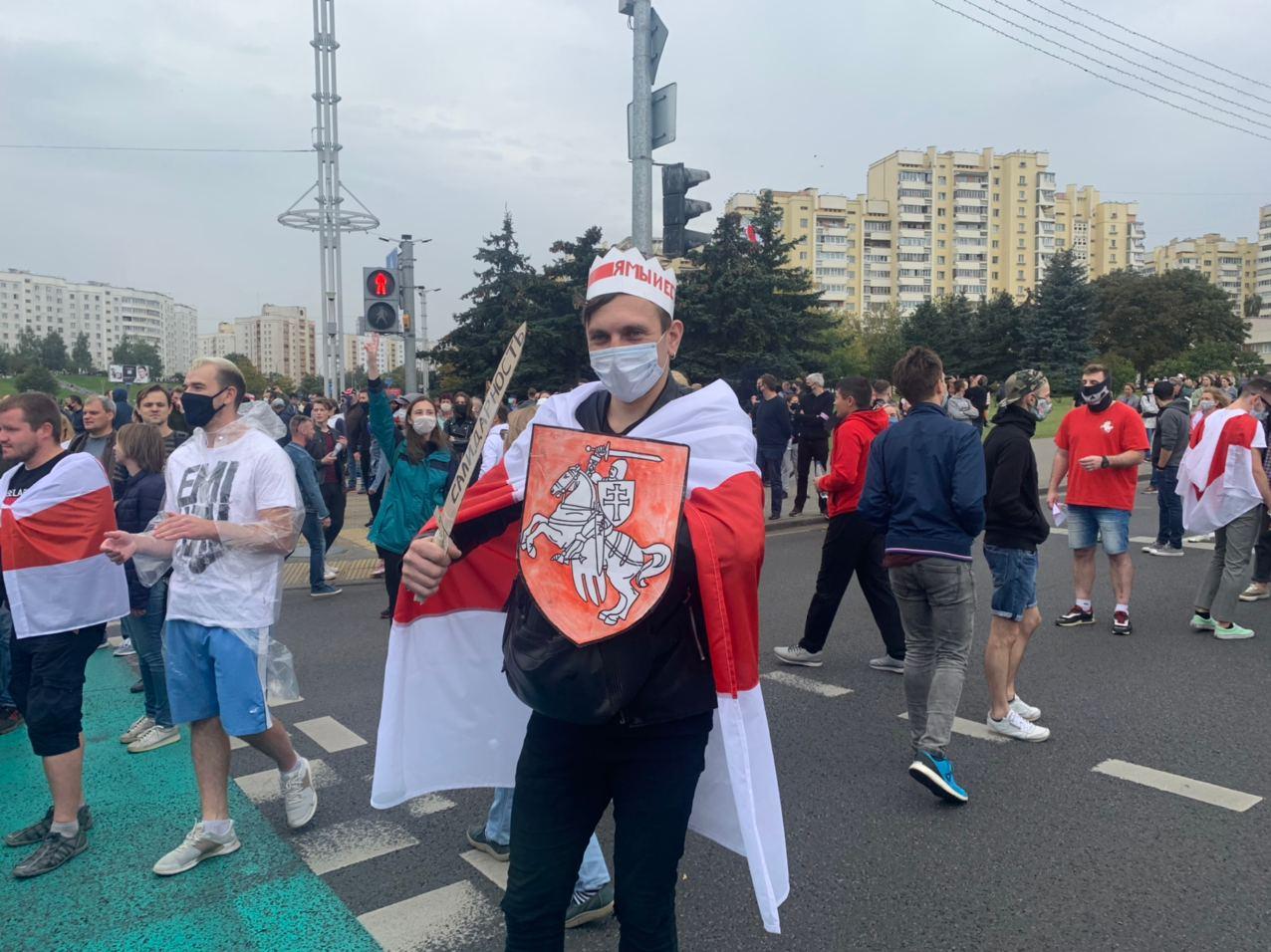 "Света — президент": кто пришёл на марш в 50-й день протеста в Минске