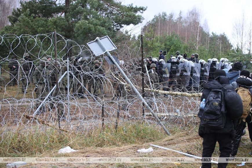 Эскалация: всё, что произошло на белорусско-польской границе за день
