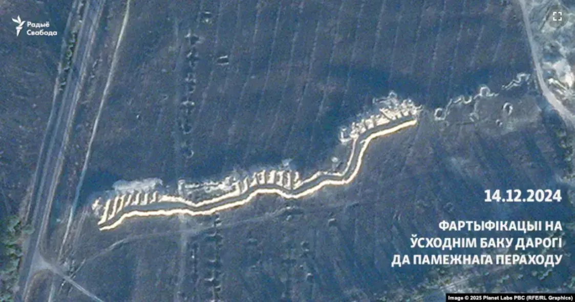 Каля беларуска-літоўскай мяжы з'явіліся акопы