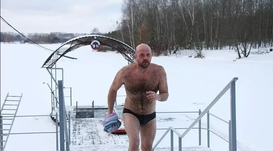 Зимнее плавание в Минске