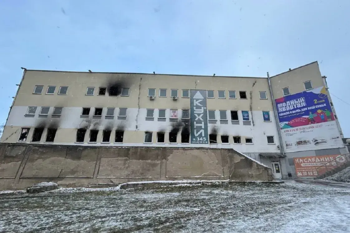 Пасля пажару ў гандлёвым цэнтры ў Віцебску прайшлі затрыманні