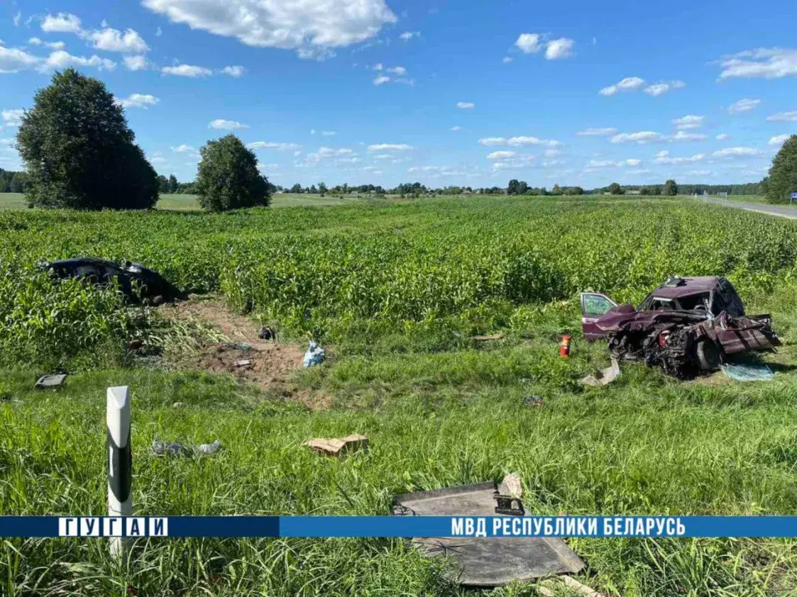 У аварыі ў Петрыкаўскім раёне адзін чалавек загінуў, трое атрымалі траўмы