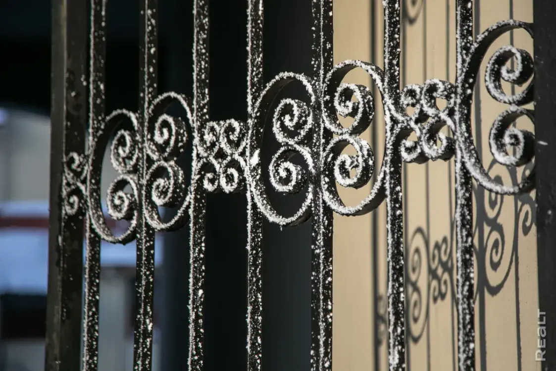 Минск под снегом. Атмосферный фотофакт