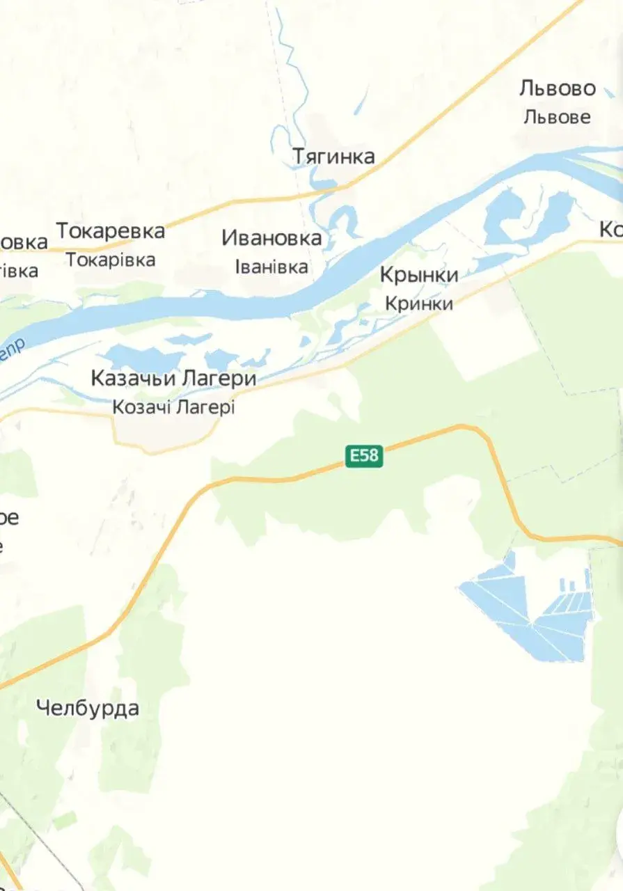 Украінскія войскі стварылі яшчэ адзін плацдарм на левым беразе Дняпра