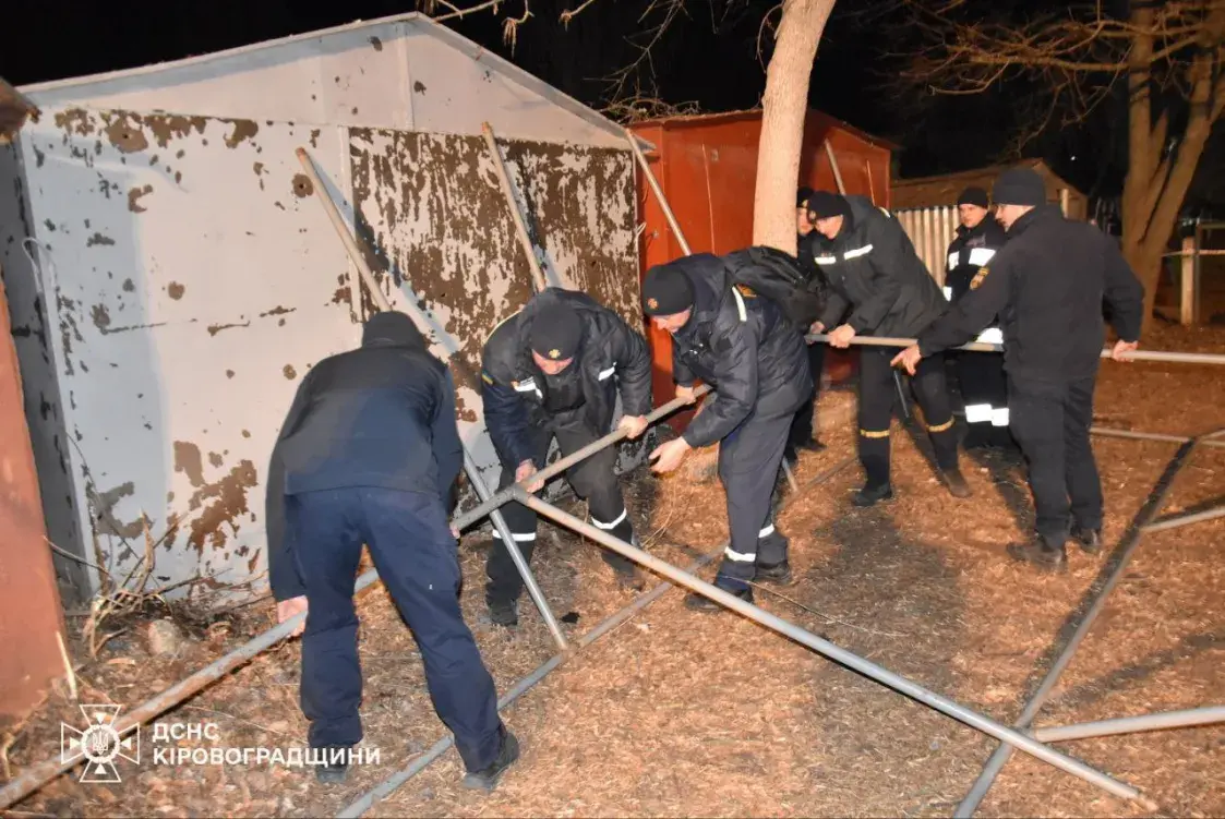 Расіяне правялі вялізную атаку беспілотнікаў на ўкраінскі горад Крапіўніцкі