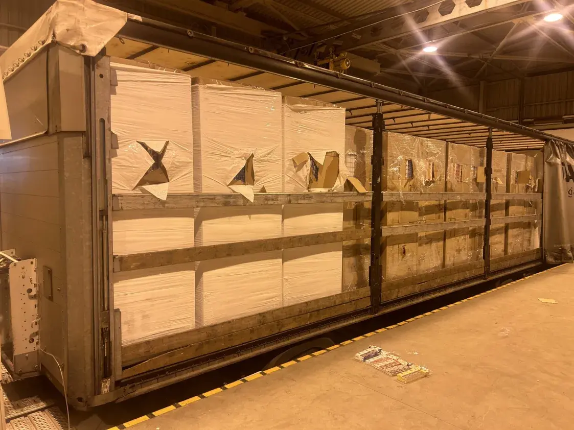 Літоўцы затрымалі рэкордную партыю кантрабандных цыгарэт з Беларусі