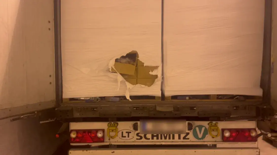 Літоўцы затрымалі рэкордную партыю кантрабандных цыгарэт з Беларусі