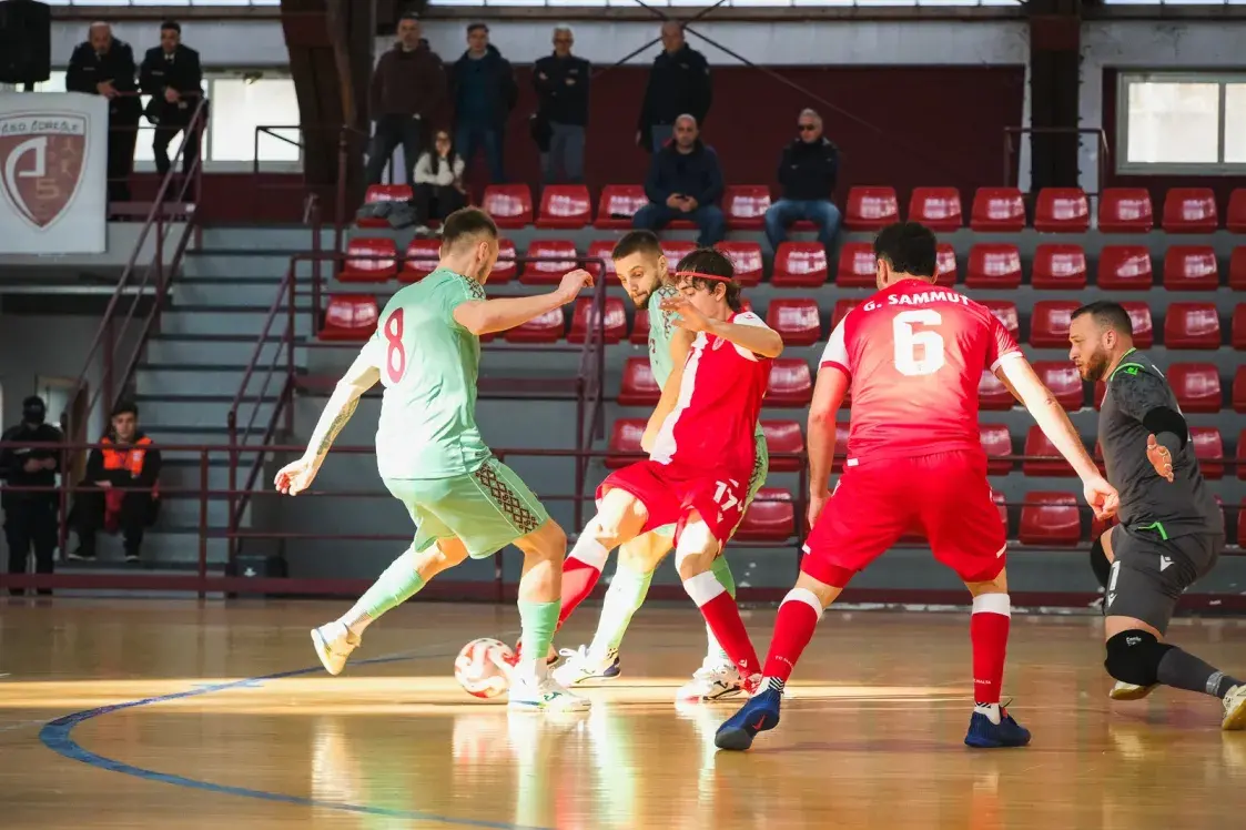 Зборная Беларусі па міні-футболе разграміла Мальту