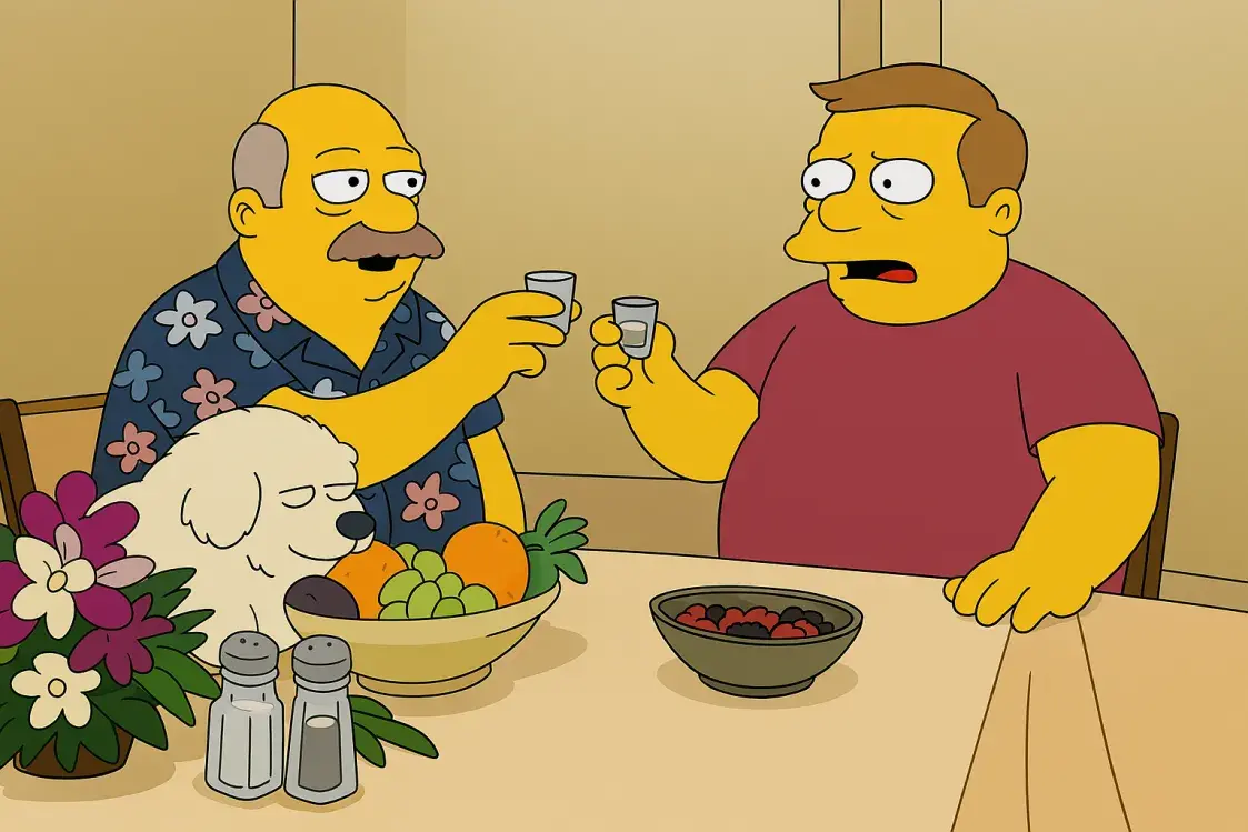 Як выглядае Беларусь у стылі "Сімпсанаў"