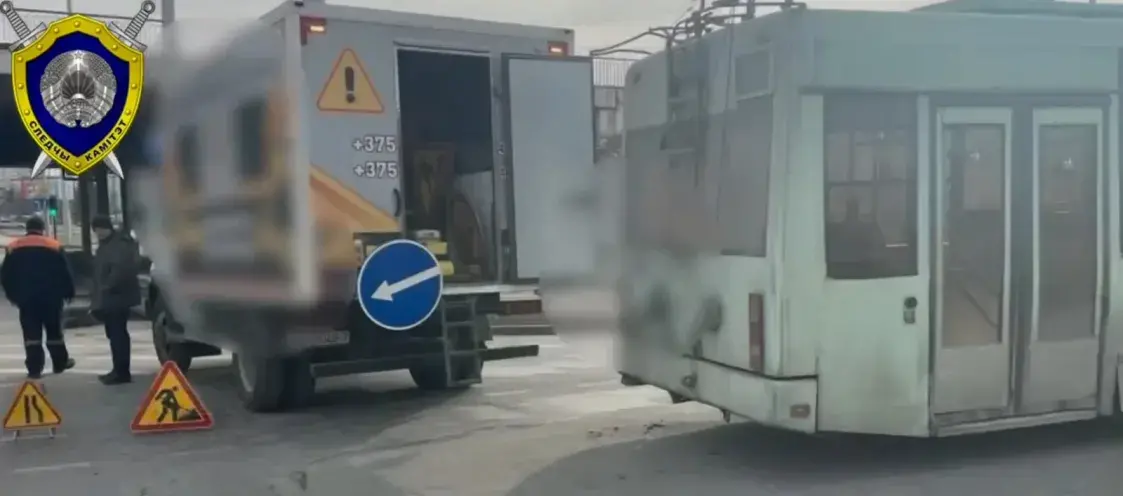 У Мінску тралейбус збіў двух дарожных рабочых