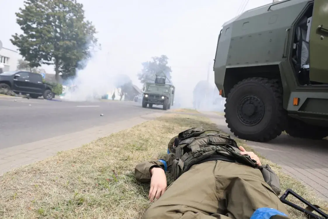 У Століне сілавікі трэніраваліся не дапусціць прарыву ў горад "праціўніка"