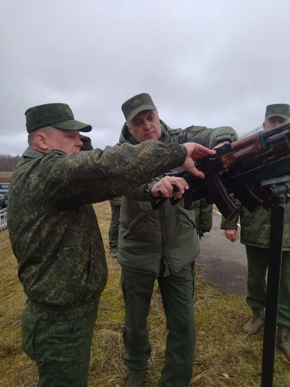 У Беларусі вайскоўцы адпрацоўвалі спыненне прарыву праз мяжу
